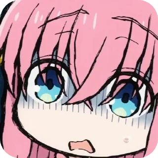👄 emoji Bochi on the rock Telegram sticker 13 of 31