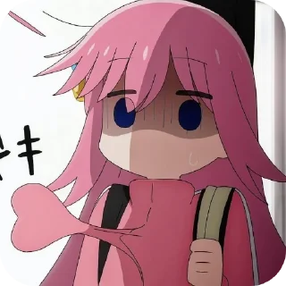👄 emoji Bochi on the rock Telegram sticker 20 of 31