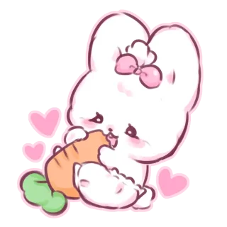 🥕 emoji кьют крол ୨ 💘 ୧ @nkplz Telegram sticker 9 of 40