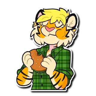 🍔 emoji Ronnie Telegram sticker 7 of 21