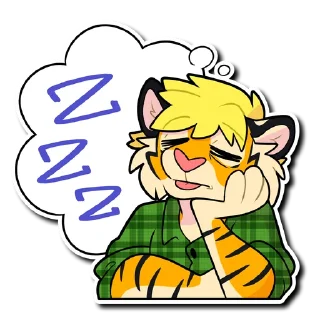 😴 emoji Ronnie Telegram sticker 6 of 21