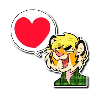 ❤️ emoji Ronnie Telegram sticker 5 of 21