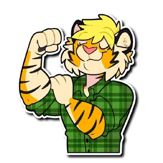 💪 emoji Ronnie Telegram sticker 11 of 21