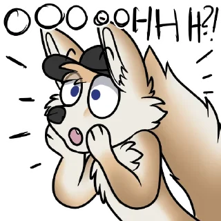 👂 emoji machFennec has large ears! Telegram sticker 23 of 40