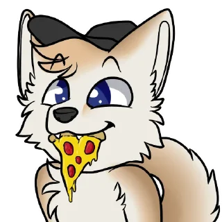 🍕 emoji machFennec has large ears! Telegram sticker 10 of 40