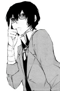 ☁️ emoji Dazai Osuma-by Hely Telegram sticker 18 of 116