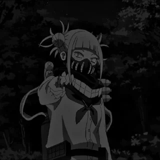😤 emoji Toga Himiko ;; @helpkyojin Telegram sticker 8 of 35