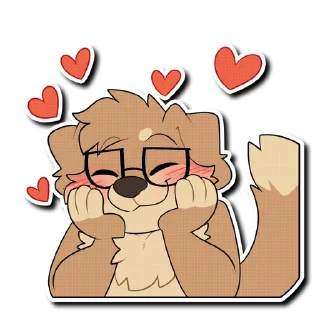 🥰 emoji Max Fluffy Telegram sticker 8 of 16