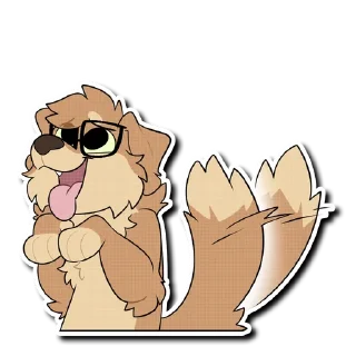 🥺 emoji Max Fluffy Telegram sticker 5 of 16