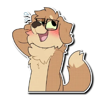 😅 emoji Max Fluffy Telegram sticker 15 of 16