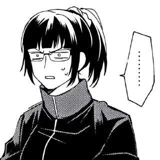 🖤 emoji Maki Zenin | @Toji_sama Telegram sticker 15 of 70