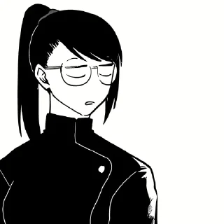 🖤 emoji Maki Zenin | @Toji_sama Telegram sticker 17 of 70