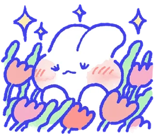 🐰 emoji ᭝݊⿻̸̣ mongmong! ⵓ @nyawrwar ⿴༘͜᭼̣ꪆ Telegram sticker 16 of 81