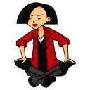 😑 emoji Daria Telegram sticker 16 of 45