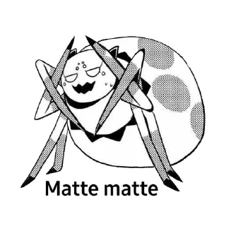 🕷 emoji Kumo Desu Ga, Nani Ka? Telegram sticker 16 of 23