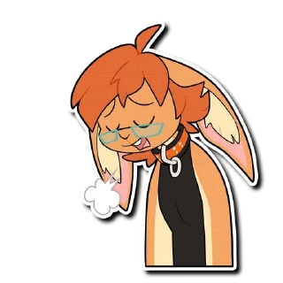 😔 emoji Kai Yun-Jun Telegram sticker 6 of 30