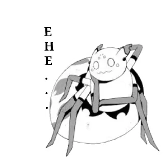 🕷 emoji Kumo Desu Ga, Nani Ka? Telegram sticker 20 of 23