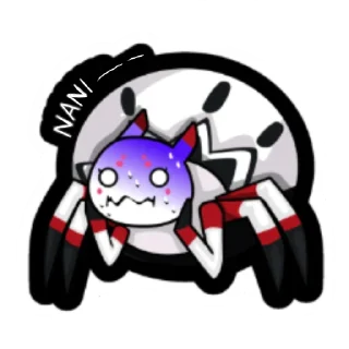 🕷 emoji Kumo Desu Ga, Nani Ka? Telegram sticker 14 of 23