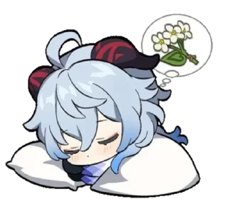 😪 emoji Genshin chibis Telegram sticker 19 of 52