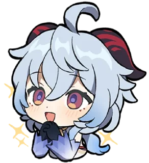 🤩 emoji Genshin chibis Telegram sticker 20 of 52