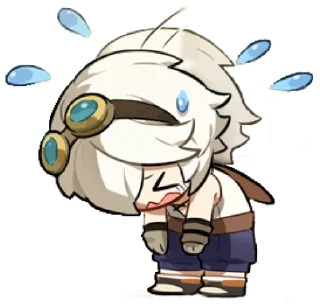 😓 emoji Genshin chibis Telegram sticker 13 of 52