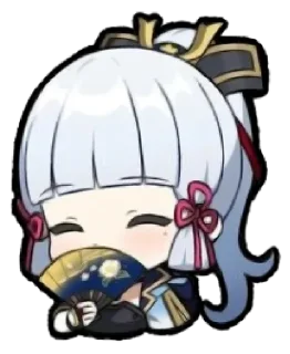 😊 emoji Genshin chibis Telegram sticker 8 of 52