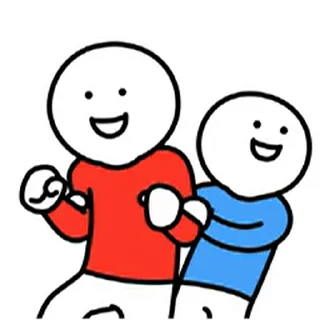 😁 emoji 小蓝和他的朋友 Telegram sticker 13 of 50