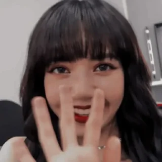 🦢 emoji ☁ ◜LALISA #2 @chevstickers Telegram sticker 2 of 21
