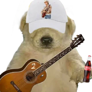 🎸 emoji Perros del Rubén Telegram sticker 9 of 14