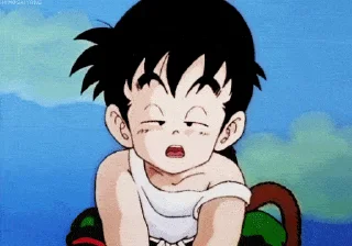 😴 emoji Gohan - Saiyan Saga | @tatistickers | @sinusername Telegram sticker 5 of 24