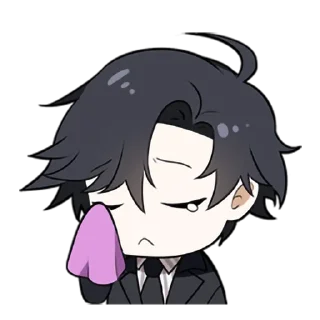 😢 emoji Mystic Messenger - @oneesanstickers Telegram sticker 1 of 24