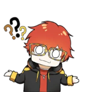 ⁉️ emoji Mystic Messenger Telegram sticker 23 of 93