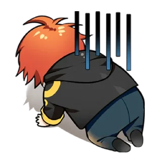 😨 emoji Mystic Messenger - @oneesanstickers Telegram sticker 18 of 24