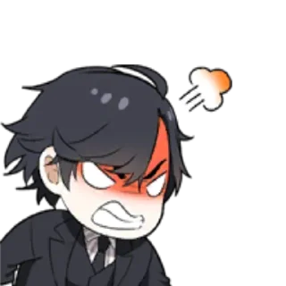 😡 emoji Mystic Messenger Telegram sticker 14 of 93
