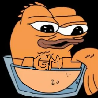 🐠 emoji GM Telegram sticker 12 of 71