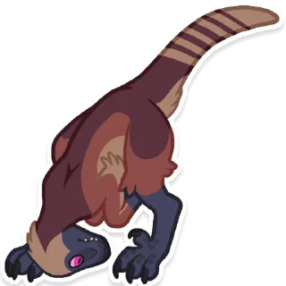 ❓ emoji Rumble The Raptor & Oreo Telegram sticker 22 of 46