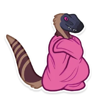 💤 emoji Rumble The Raptor & Oreo Telegram sticker 23 of 46