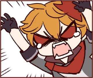 🤬 emoji Genshin MZ夏希 Telegram sticker 8 of 19