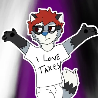 💜 emoji El Mapache Roque Telegram sticker 5 of 90