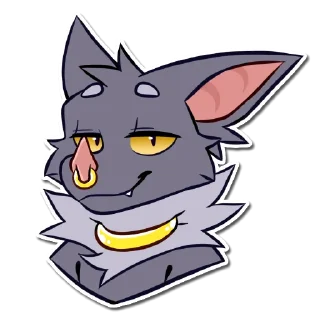 😏 emoji SeanTheBat Telegram sticker 19 of 90