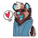 ❤️ emoji Fox's Cute Sticker collection Telegram sticker 24 of 77
