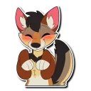 😊 emoji Fox's Cute Sticker collection Telegram sticker 15 of 77