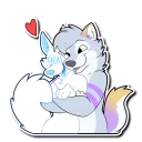 🤗 emoji Fox's Cute Sticker collection Telegram sticker 17 of 77