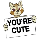 😍 emoji Fox's Cute Sticker collection Telegram sticker 7 of 77