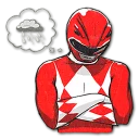 💭 emoji Power Rangers / By OsmerOmar Telegram sticker 7 of 20