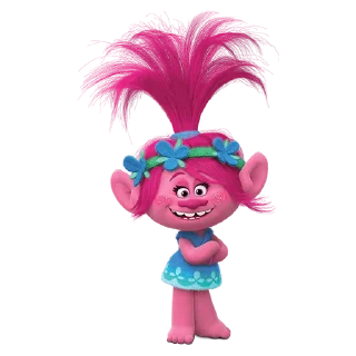 👧 emoji Trolls Telegram sticker 21 of 33