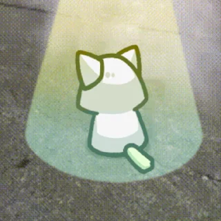 😇 emoji 会动的绿猫 @SuzumeOfficial Telegram sticker 12 of 45