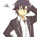 💛 emoji Hikigaya Telegram sticker 22 of 23