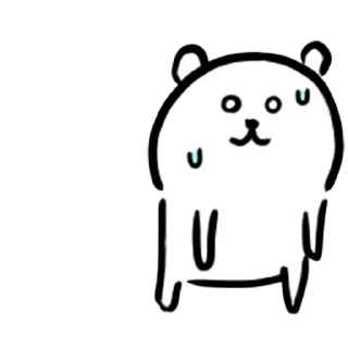 😱 emoji Kakao Joke bear Telegram sticker 5 of 24