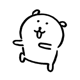 💃 emoji Kakao Joke bear 4 Telegram sticker 13 of 24